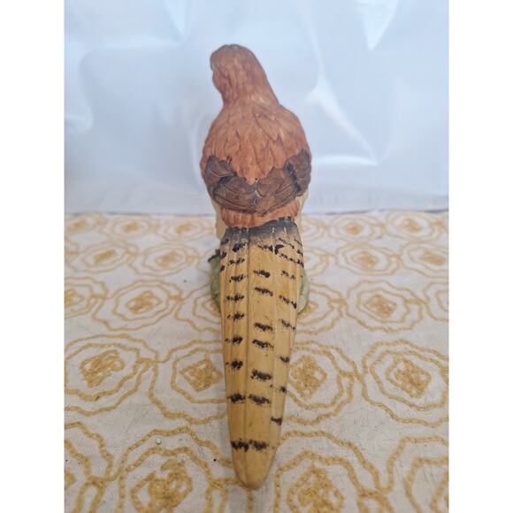 Vintage Hand-Painted Pheasant Figurine – Realistic Game Bird Resin Décor - Picture 4 of 7